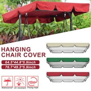 Swing Replacement Canopy for Garden Hammock Cover, Patio Swing CanopyReplacement Top Cover, UV Protection, Red